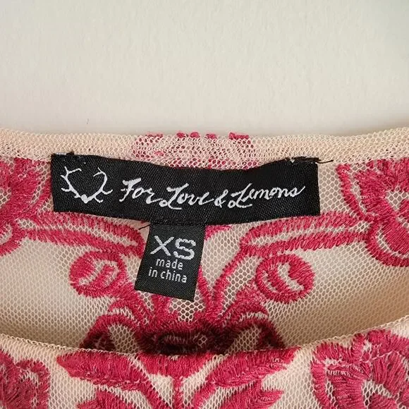 For Love & Lemons Temecula Long Sleeve Mini Dress - Picture 5 of 5